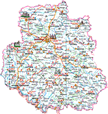 Винницкая область. Туристическая карта