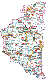 Тернопольская область. Туристическая карта